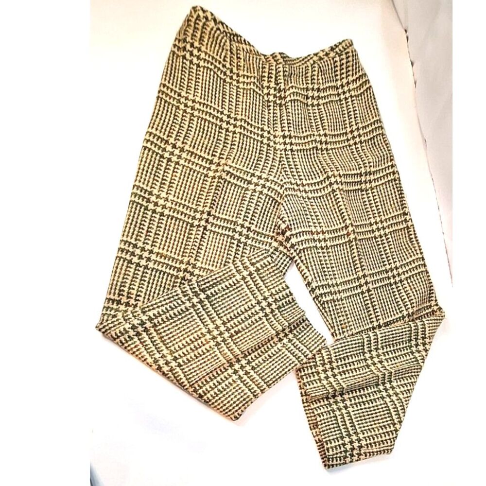 Koret of California Loose Tweed Knit Lined Ladies High Waist Dress Pant